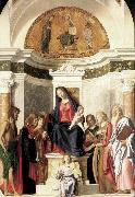 CIMA da Conegliano Madonna Enthroned with the Child dfg Sweden oil painting reproduction